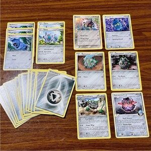 Lot Of 11 Pokemon Steel Type & 18 Steel Energy Cards NONHOLO Commons & Uncommons